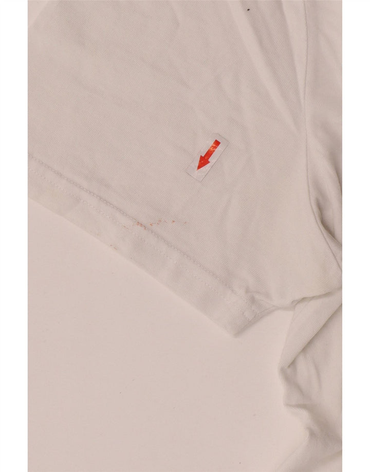 Lyle & Scott Herre grafisk T-shirt top 2XL hvid bomuld