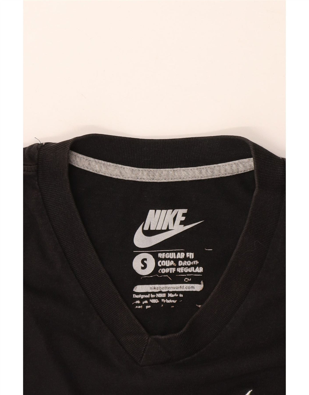 NIKE Regular Fit T-Shirt Top Lille Sort