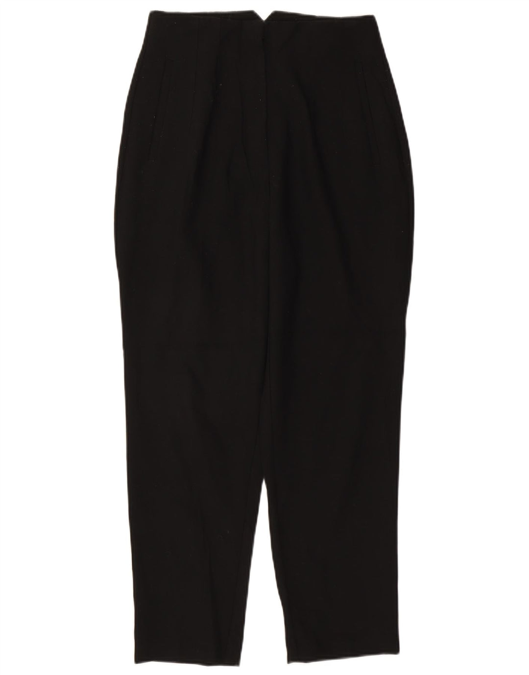 Zara Dame tilspidsede Casual Bukser Medium W28 L26 Sort Polyester