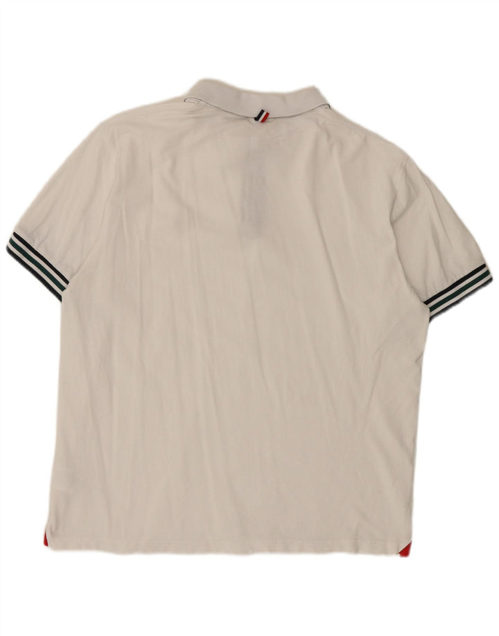Sun68 Herre poloshirt 3XL hvid bomuld