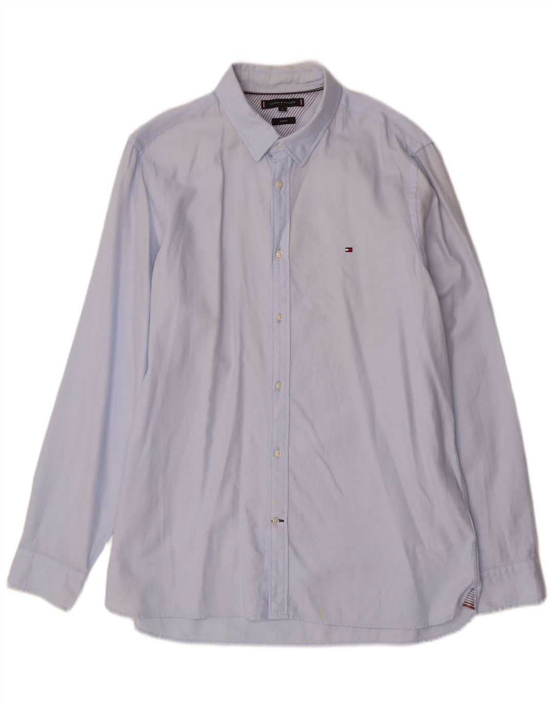 TOMMY HILFIGER Slim Fit skjorte herre XL Blå