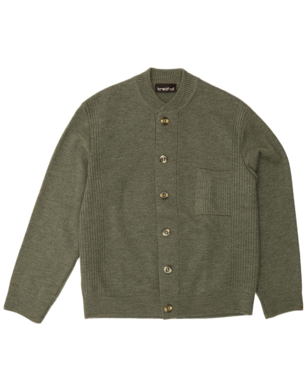 Breidhof Herre Regular Fit Cardigan Sweater EU 52 Large Green