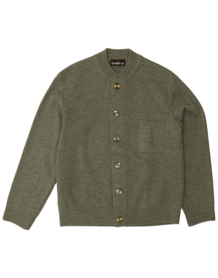 Breidhof Herre Regular Fit Cardigan Sweater EU 52 Large Green