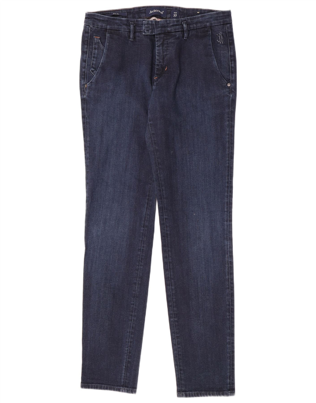 Jeckerson Dame Slim Jeans W33 L33 Marineblå Bomuld