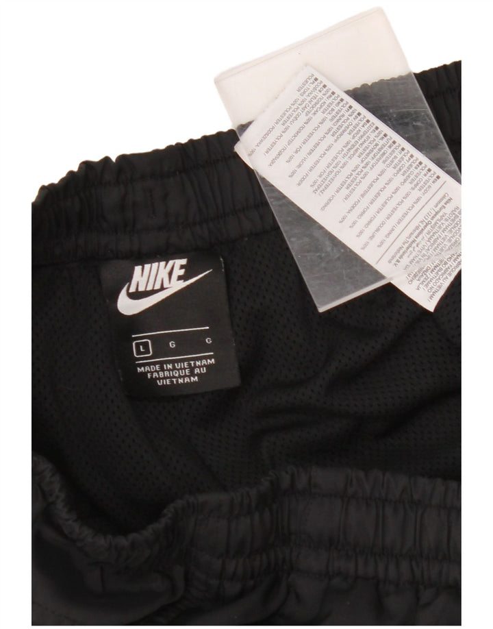 NIKE Mens Sport Shorts Large Black Polyester