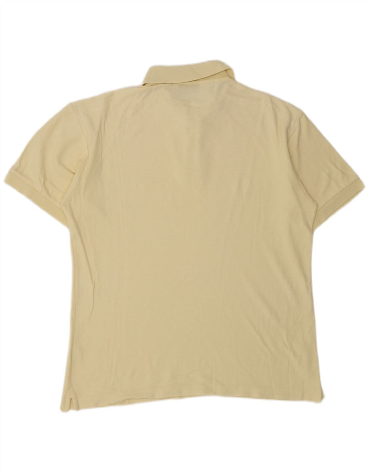 FILA Mens Polo Shirt Large Yellow