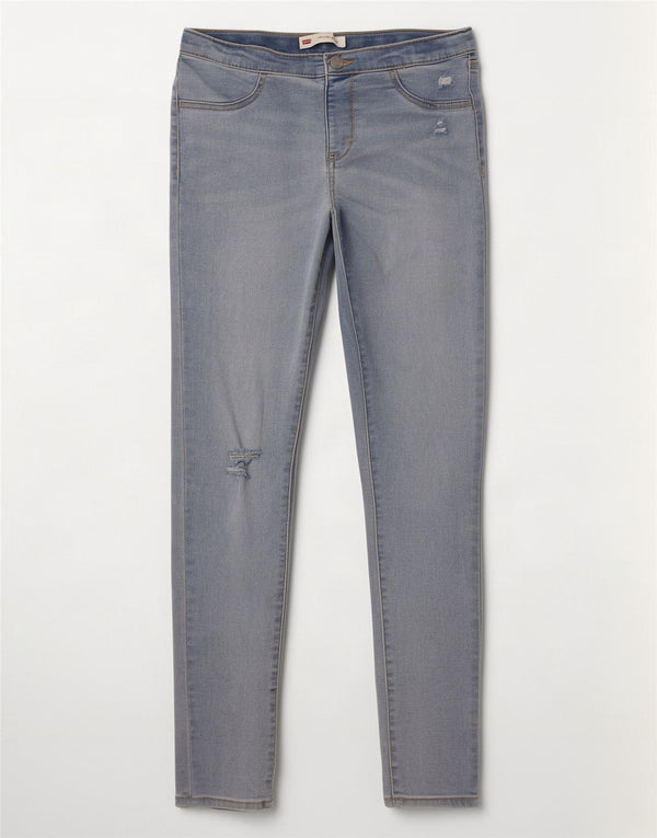 Levi's Girls Distressed Jegging Jeans 13-14 Years W26 L29 Blue Cotton