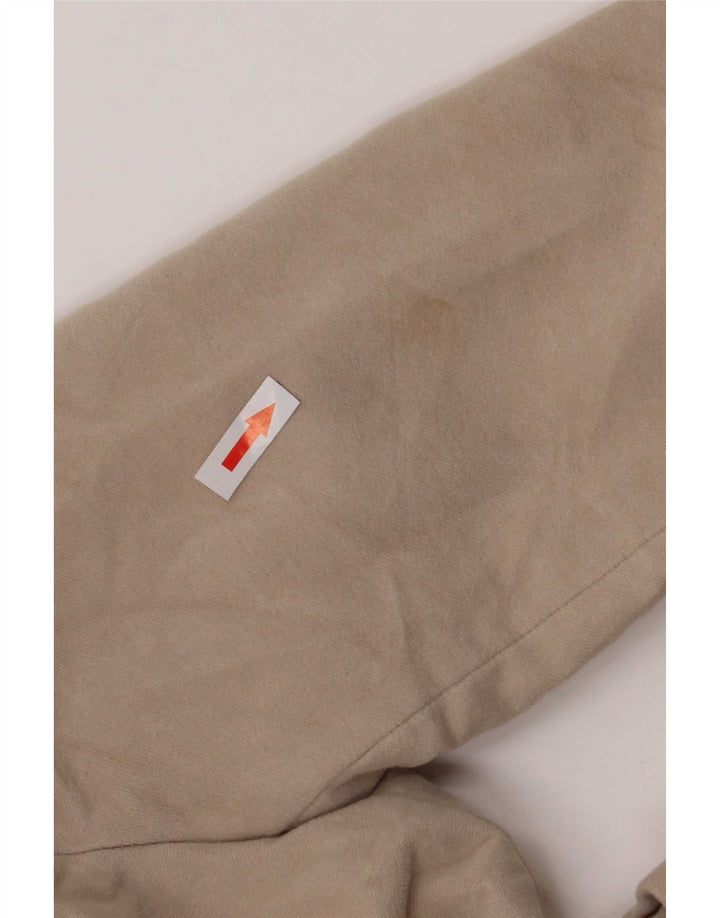 Zara Dame 4-knaps blazerjakke UK 6 XS Beige Bomuld
