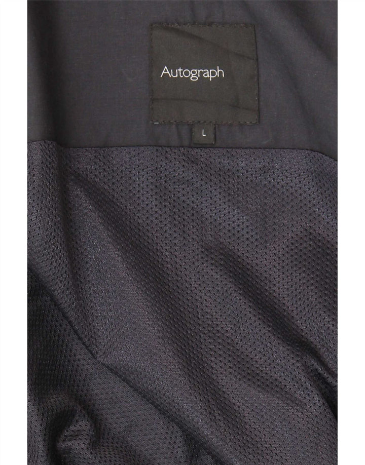 Marks & Spencer Herre Autograph Utility Jacket UK 40 Large Navy Blue