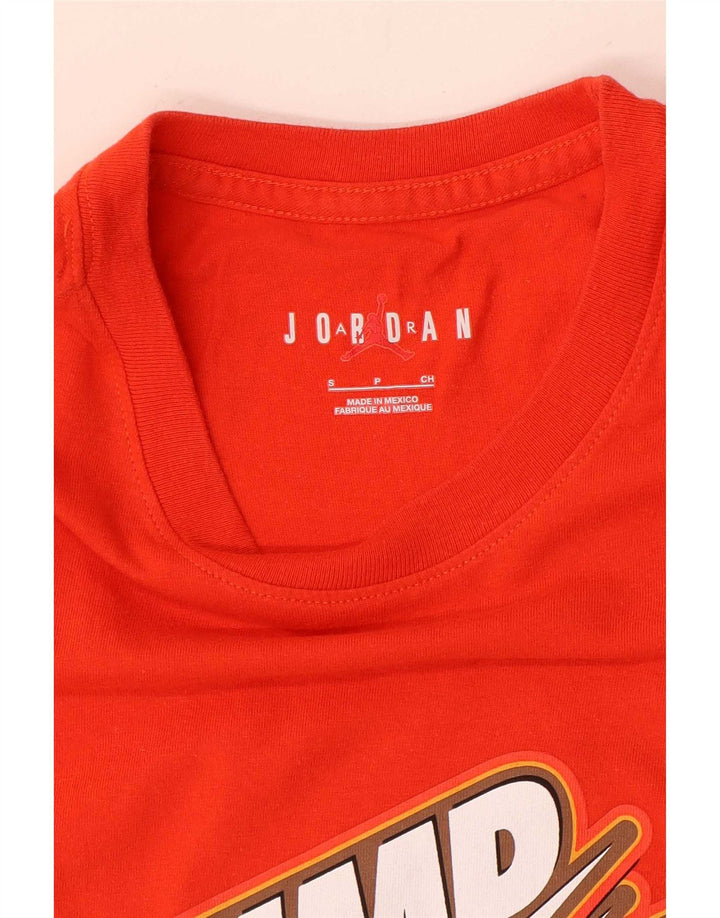 Jordan Herre Grafisk T-Shirt Top Lille Rød