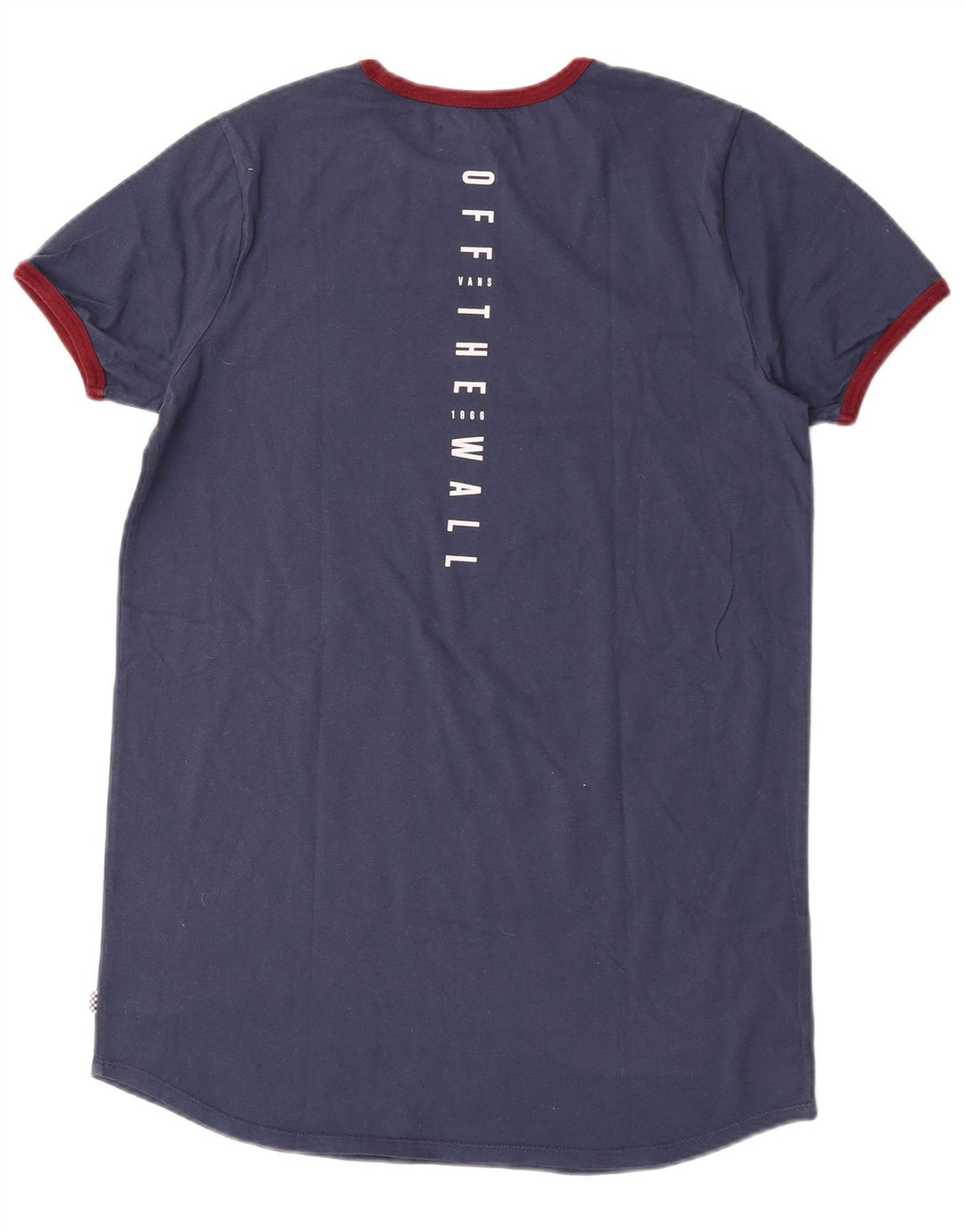 Vans Herre høj grafisk T-shirt Top Medium Navy Blue