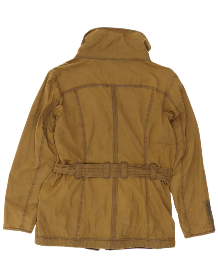 Henri Lloyd Dame Oversized vokset bomuldsjakke UK 10 Small Khaki