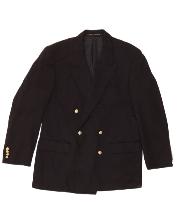 Marks & Spencer Herre St. Michael Blazer Jacket UK 40 Medium Navy Blue