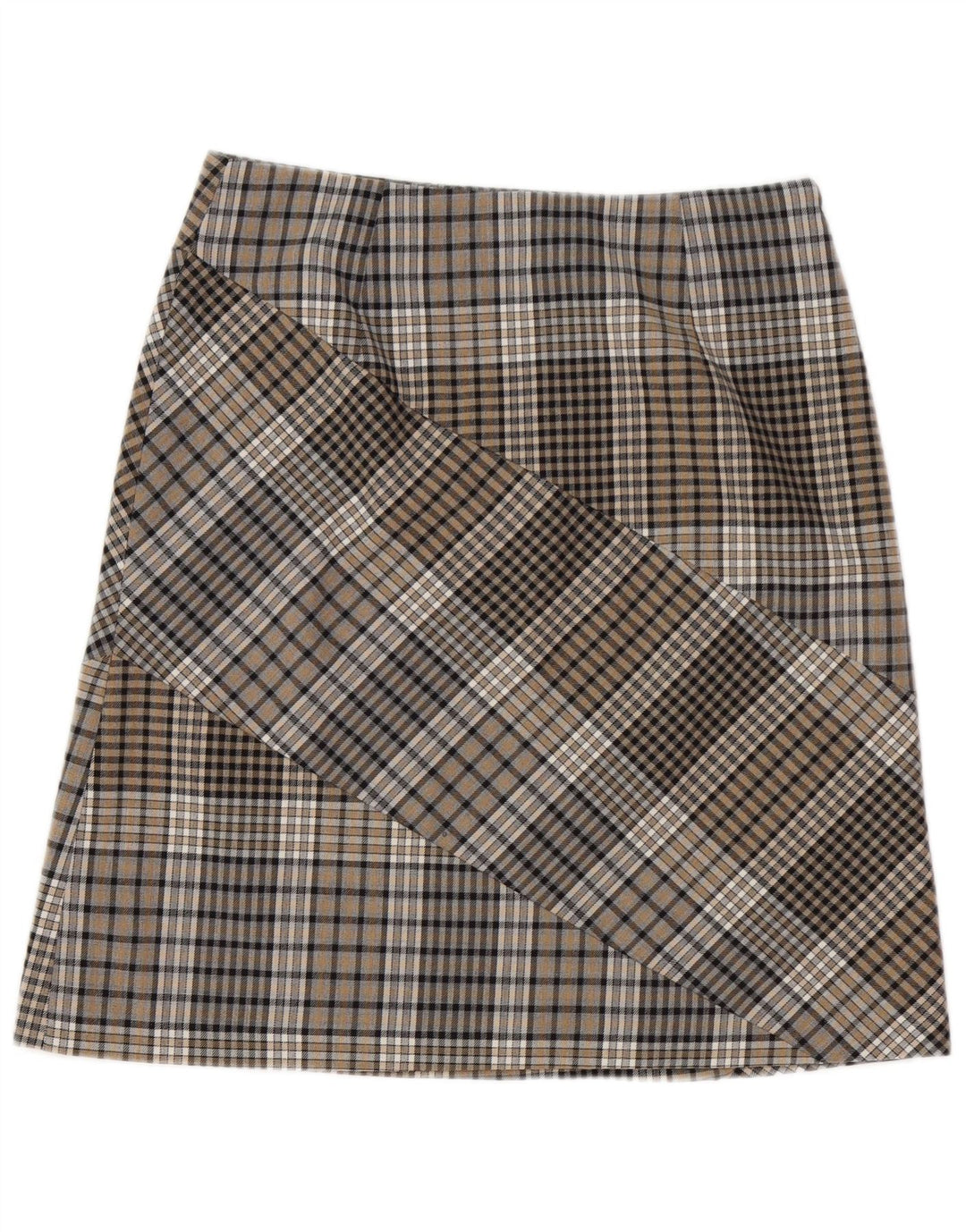 Max & Co. A-line nederdel til kvinder W29 Medium brun ternet