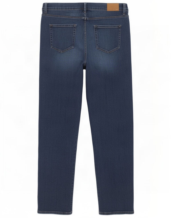 Marks & Spencer Womens The Harper Crop Slim Jeans UK 16 Large W34 L25 Blue