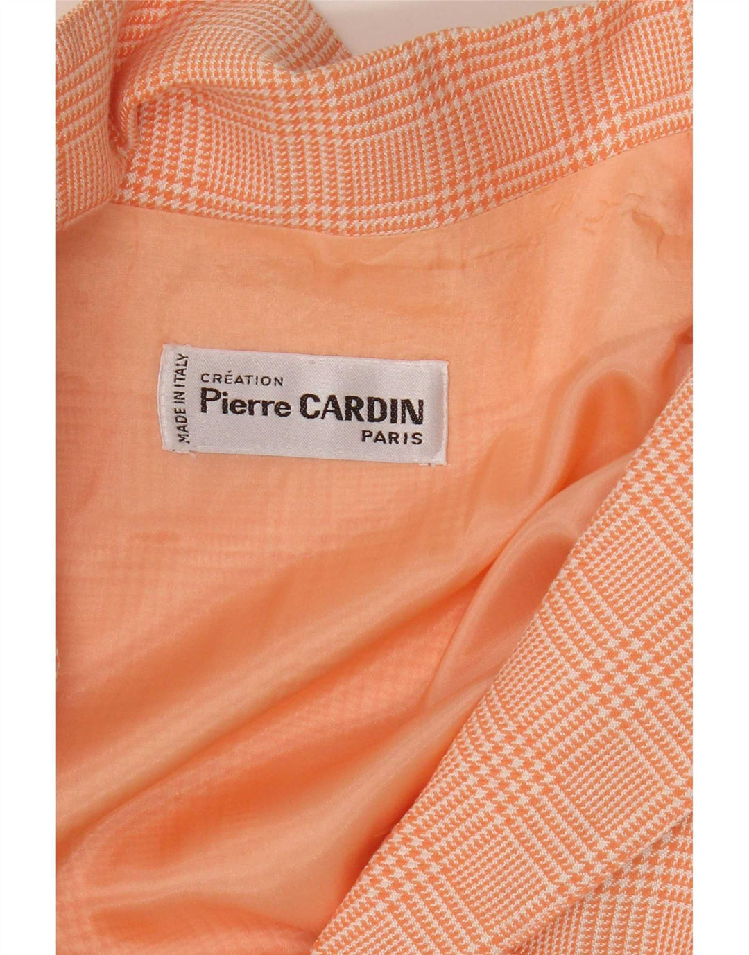 Pierre Cardin Dame 3-knaps blazerjakke UK 14 Large Pink Houndstooth