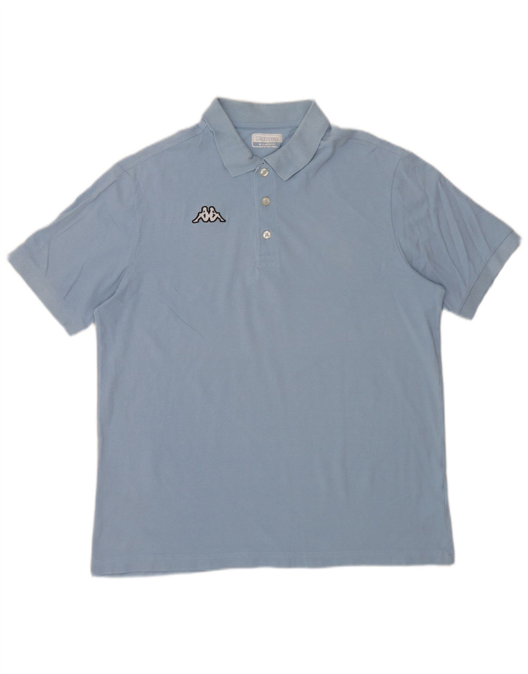 Kappa herre poloshirt XL blå bomuld