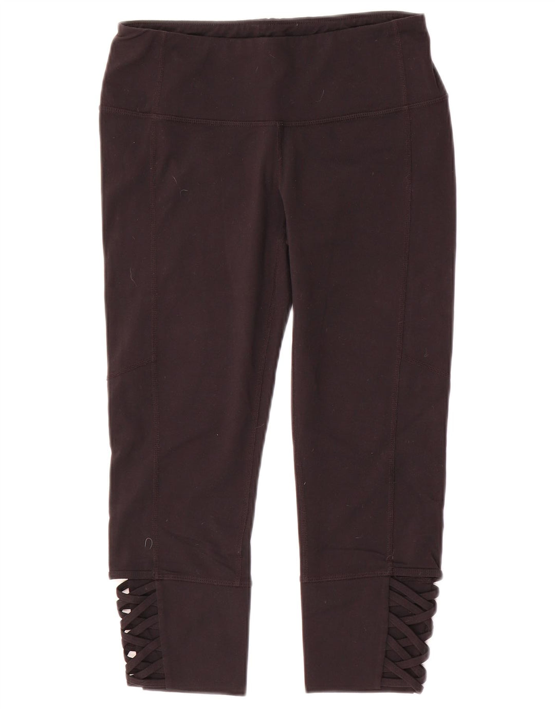 ATHLETA Capri Leggings til kvinder UK 10 Lille sort nylon