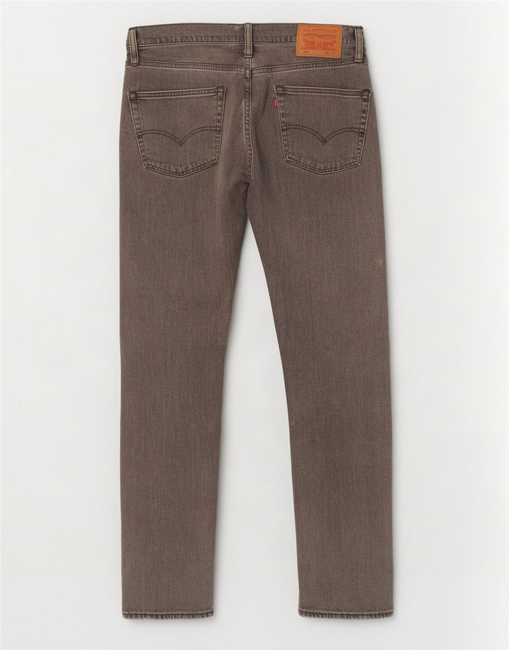 Levi's Herre 502 tilspidsede jeans W30 L32 Grå bomuld