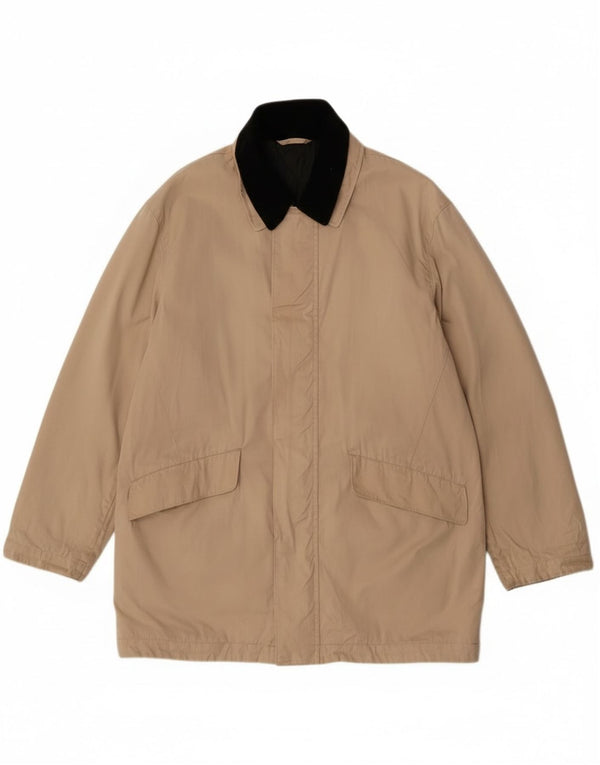 Gant Herre Overfrakke UK 40 Large Beige Colourblock