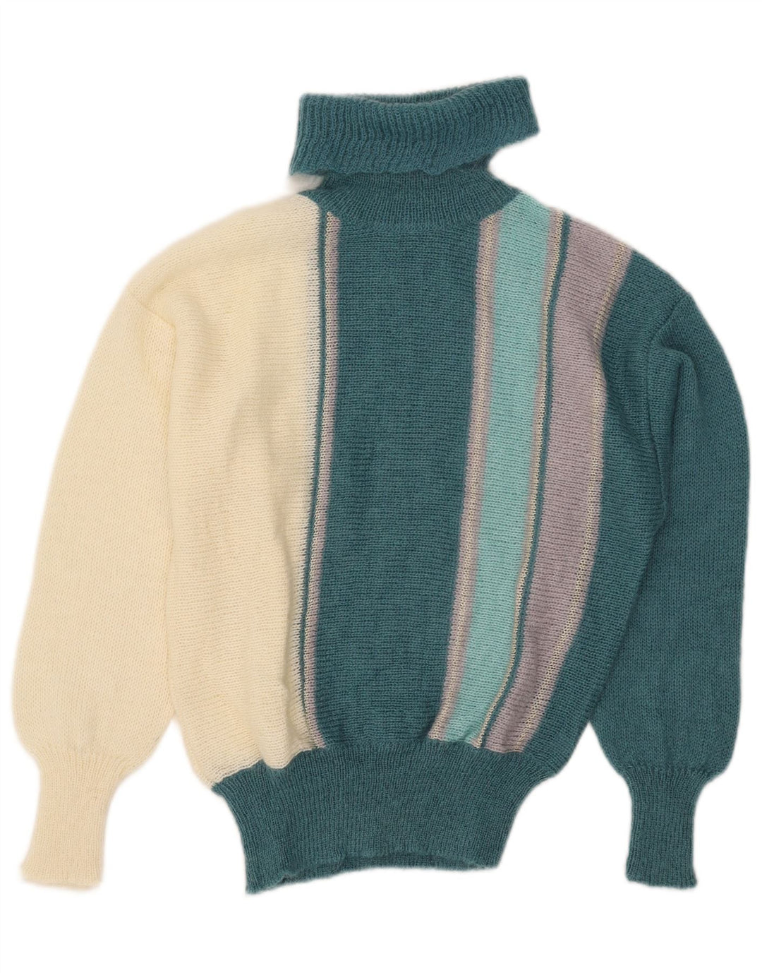 Cagi Dame Rullehalstrøje IT 44 Medium Flerfarvet Colourblock