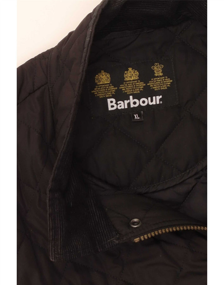 Barbour Herre quiltet jakke UK 42 XL Sort