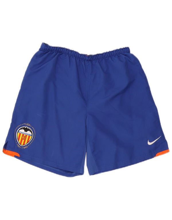 Nike Herre Valencia sportsshorts Små blå polyester