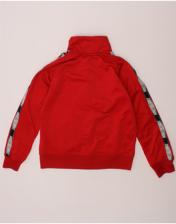 NIKE Boys Graphic Tracksuit Top Jacket 3-4 Years XS  Red Polyester Vintage Nike and Second-Hand Nike from Messina Hembry 