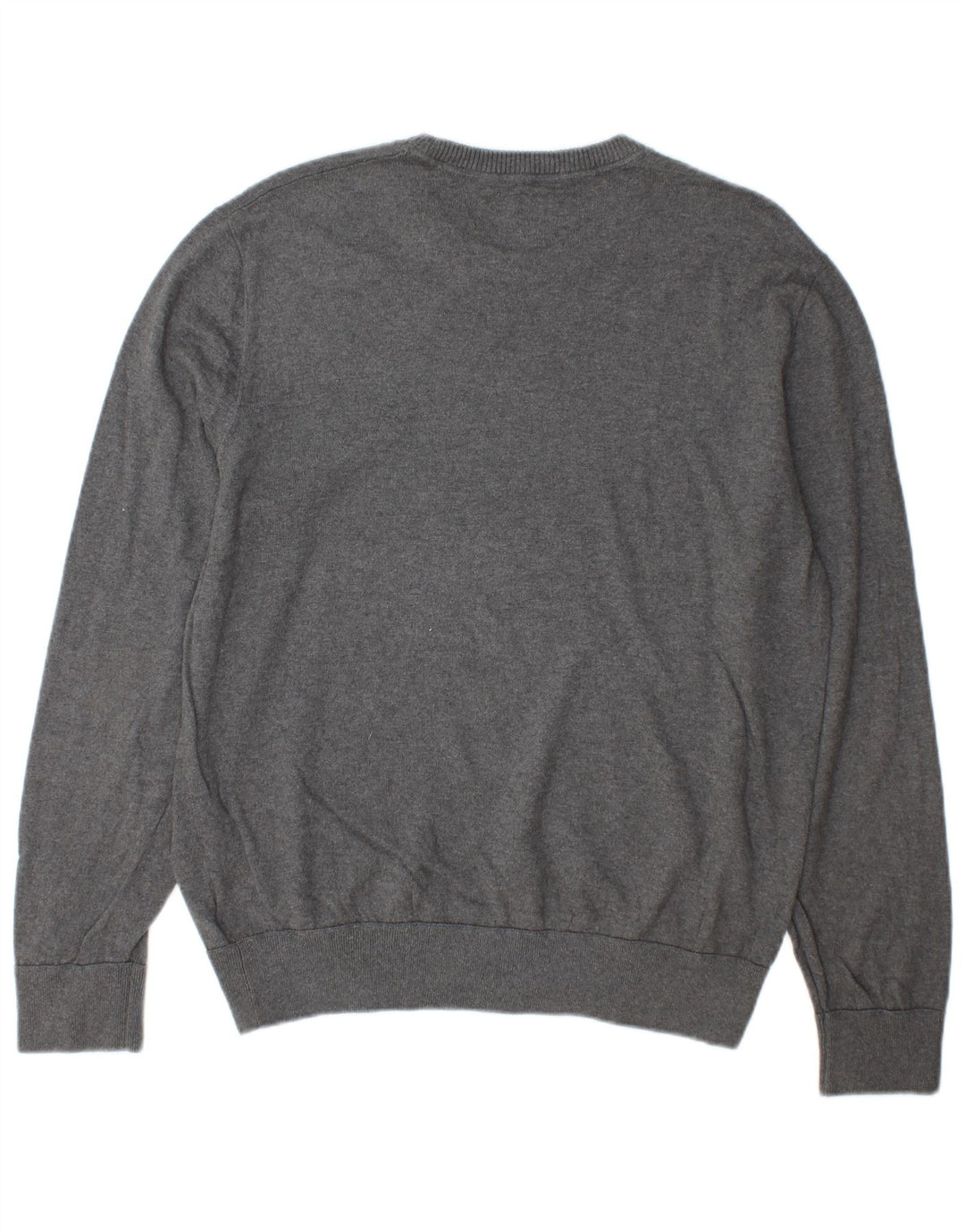 Gap Herre Crew Neck Jumper Sweater Stor Grå Bomuld
