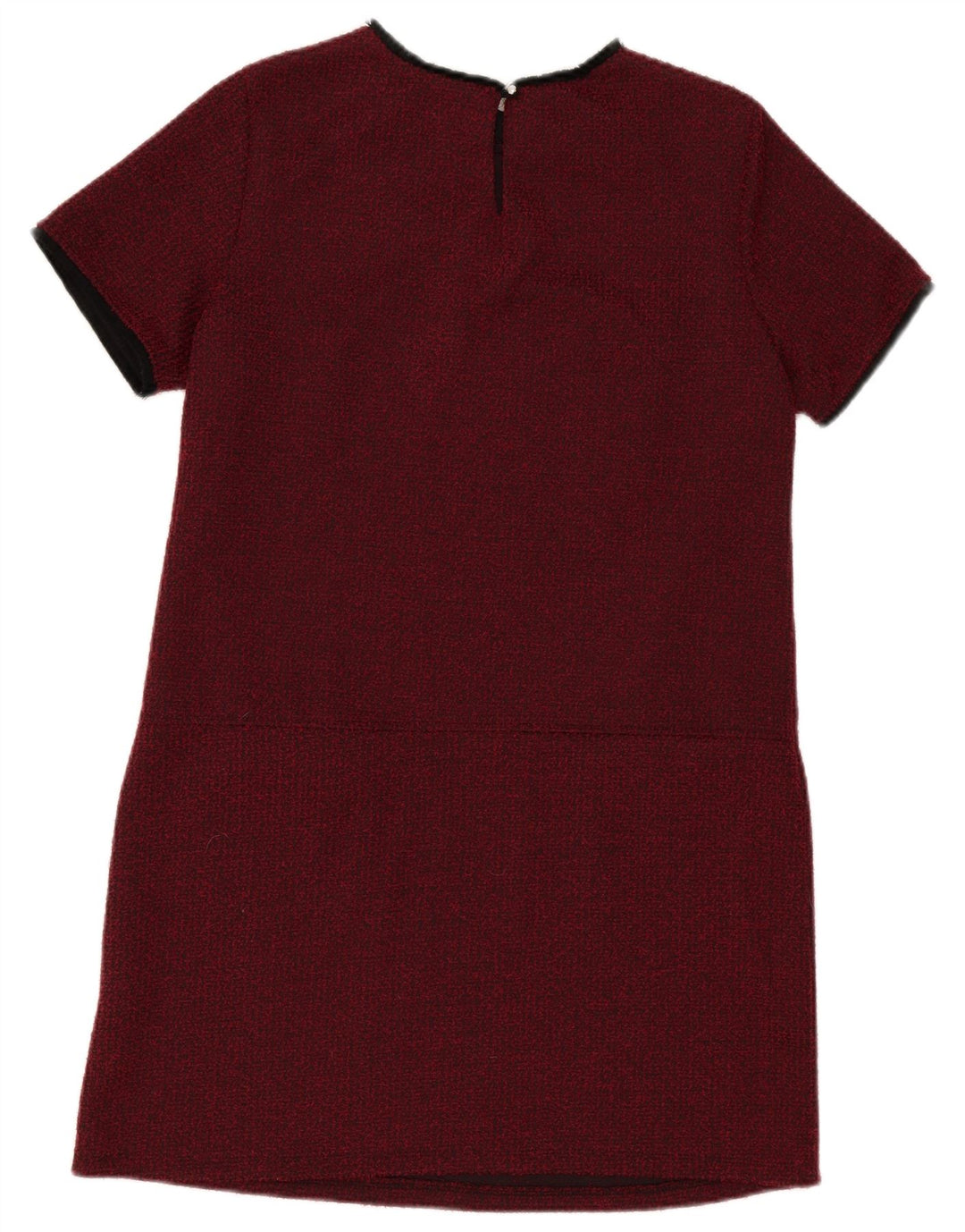 Wallis Womens Shift Dress UK 14 Large Burgundy Polyester