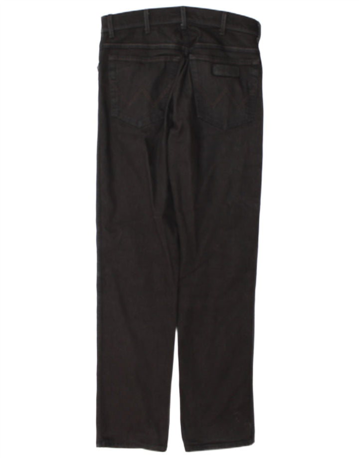 Wrangler Herre robuste lige jeans W32 L33 Sort