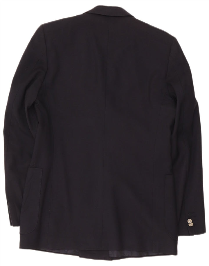 Yves Saint Laurent Herre Blazer Jacket IT 48 Medium Navy Blue