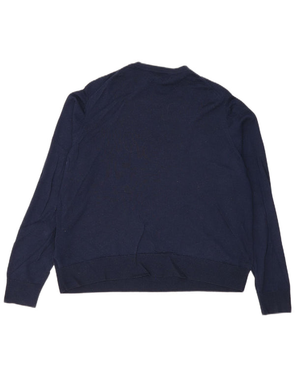 Marks & Spencer Dame sweater med rund hals DK 20 2XL Navy Blue