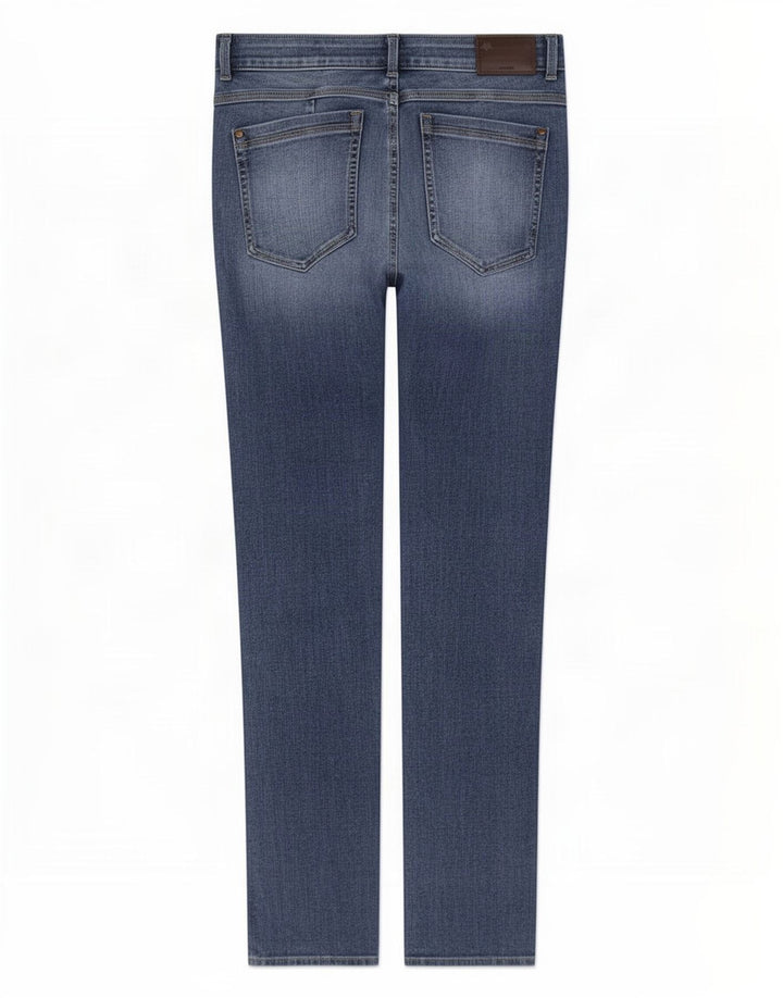 Marks & Spencer Dame Magic Slim Jeans UK 16 Large W32 L27 Blue Bomuld