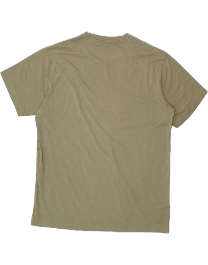EDDIE BAUER Mens T-Shirt Top Medium Green Cotton Vintage Eddie Bauer and Second-Hand Eddie Bauer from Messina Hembry 