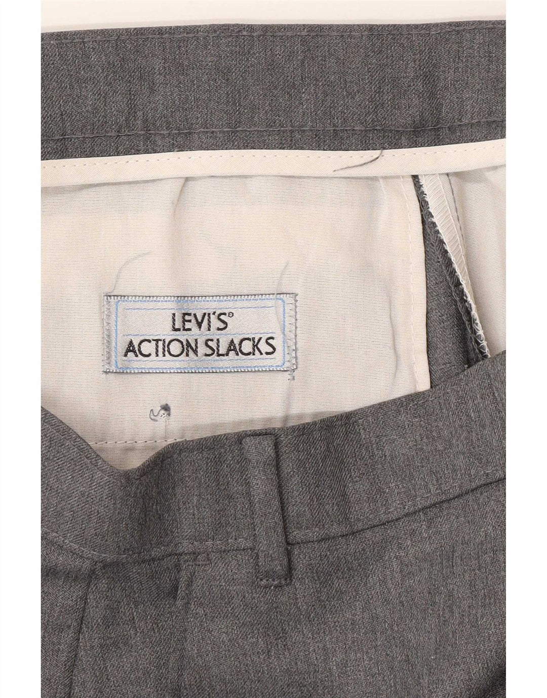 Levi's Straight Chino-bukser til mænd W38 L29 Grå polyester