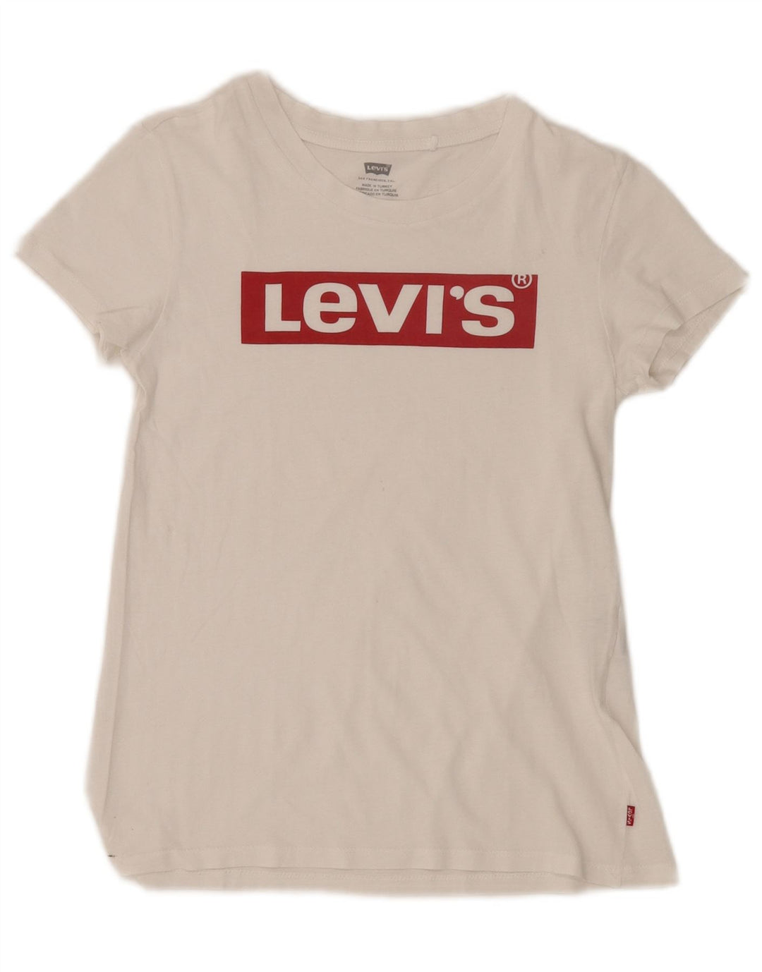 Levi's Grafisk T-shirt top til kvinder DK 2 2XS Hvid