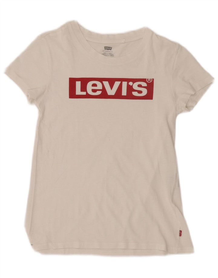 Levi's Grafisk T-shirt top til kvinder DK 2 2XS Hvid