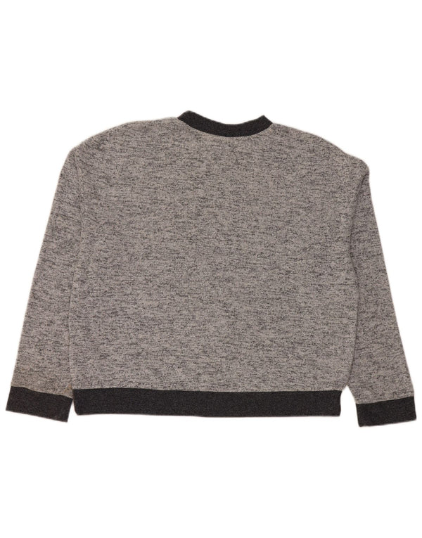 Topshop Dame sweater med rund hals DK 12 Medium Grey Flecked