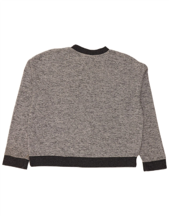Topshop Dame sweater med rund hals DK 12 Medium Grey Flecked