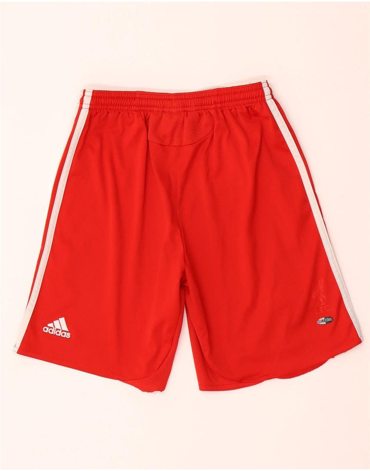 ADIDAS Boys Liverpool Graphic Sport Shorts 11-12 Years  Red Polyester