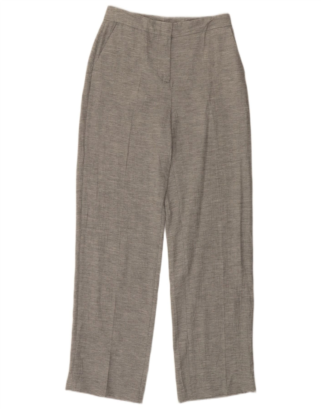 ZARA Lige Chinobukser til kvinder XS W27 L32 Grå viskose