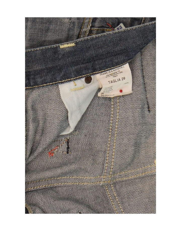 Franklin Marshall Straight Jeans til mænd W29 L30 Marineblå bomuld