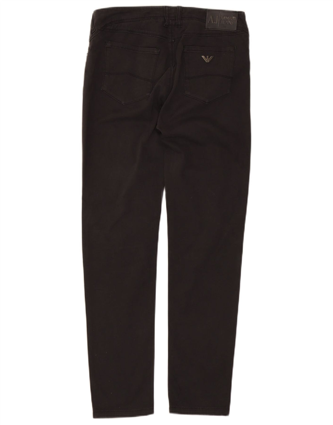 Armani Kvinders Slim Jeans W28 L28 Sort Bomuld