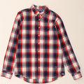TOMMY HILFIGER Mens Regular Fit Shirt Large Red Check Cotton Vintage Tommy Hilfiger and Second-Hand Tommy Hilfiger from Messina Hembry 
