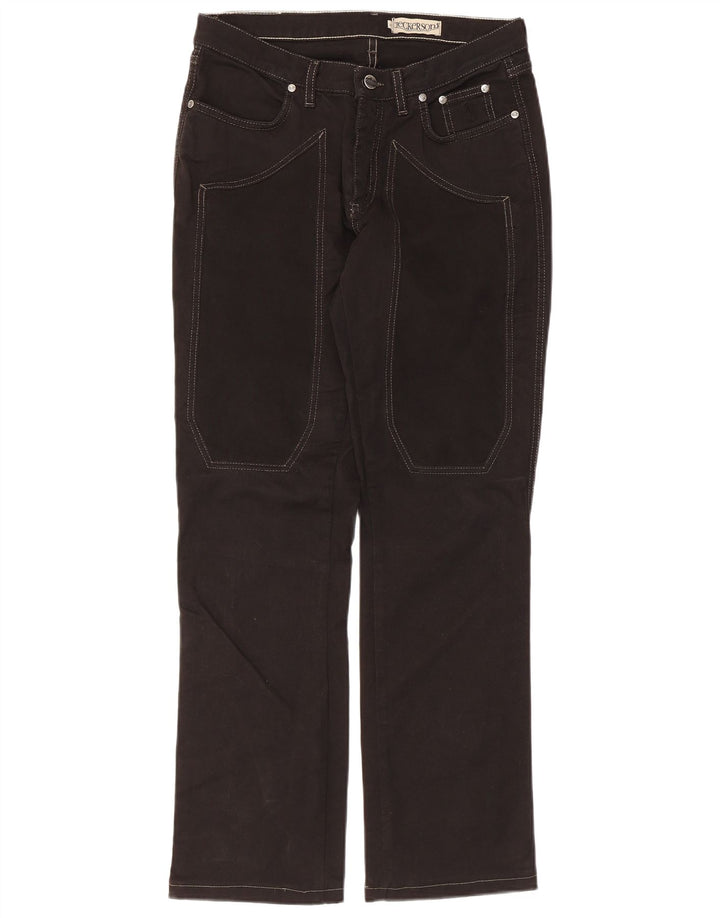 Jeckerson lige jeans til kvinder W29 L30 sort bomuld