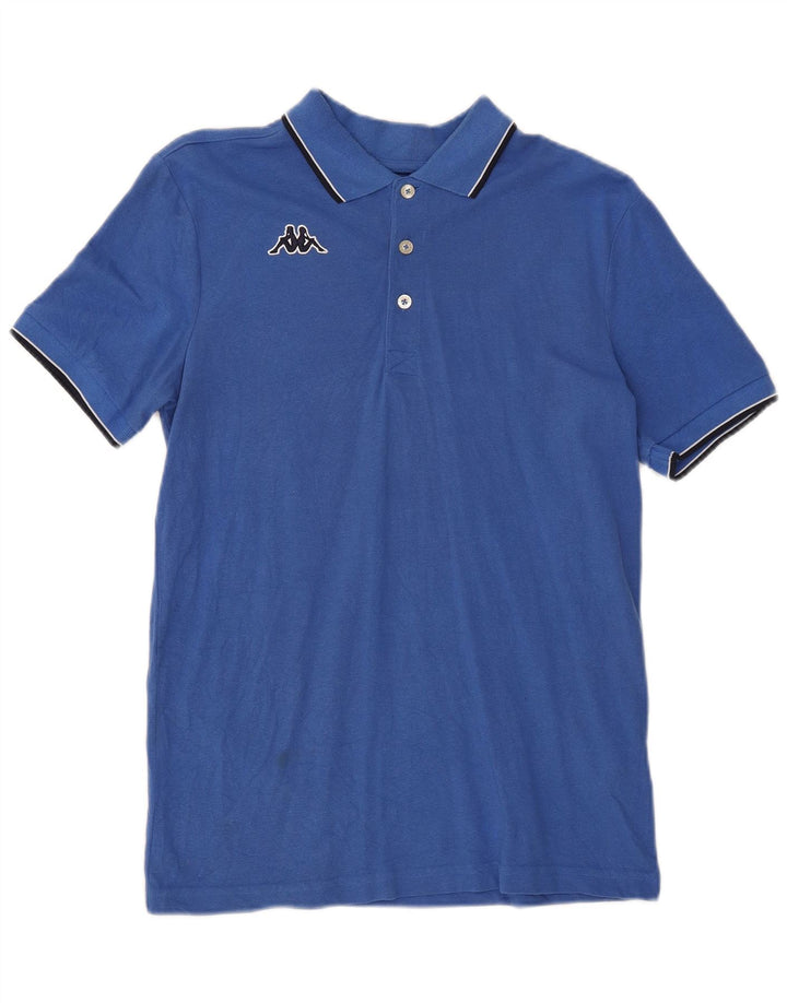 KAPPA Poloshirt til mænd Medium blå bomuld