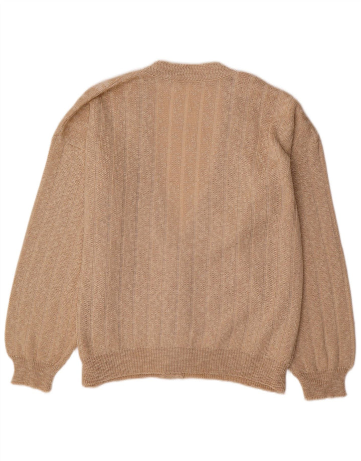 PERTH Herre cardigan sweater IT 54 XL Beige Uld