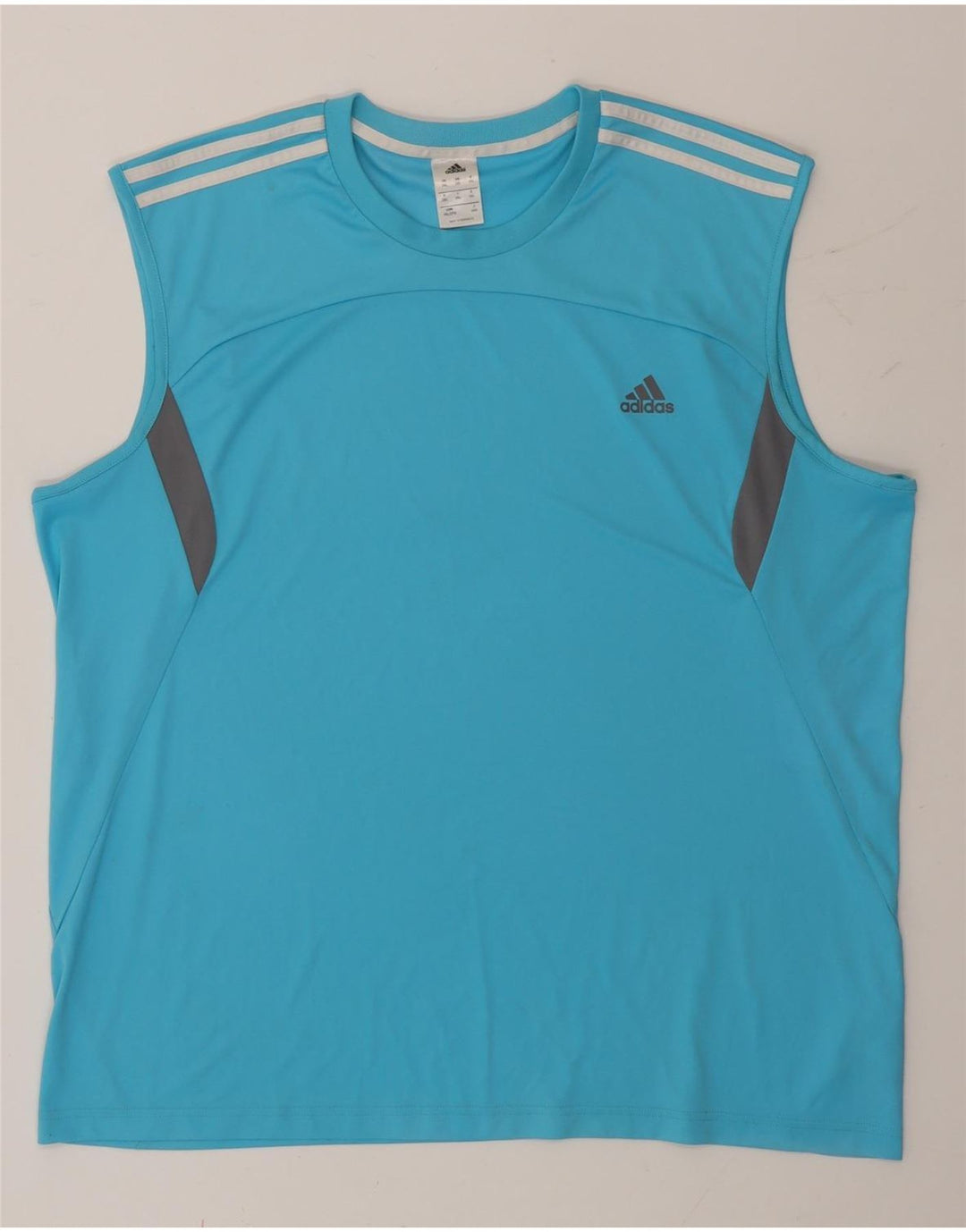 Adidas Herrevest Top 2XL Blå Colourblock Polyester