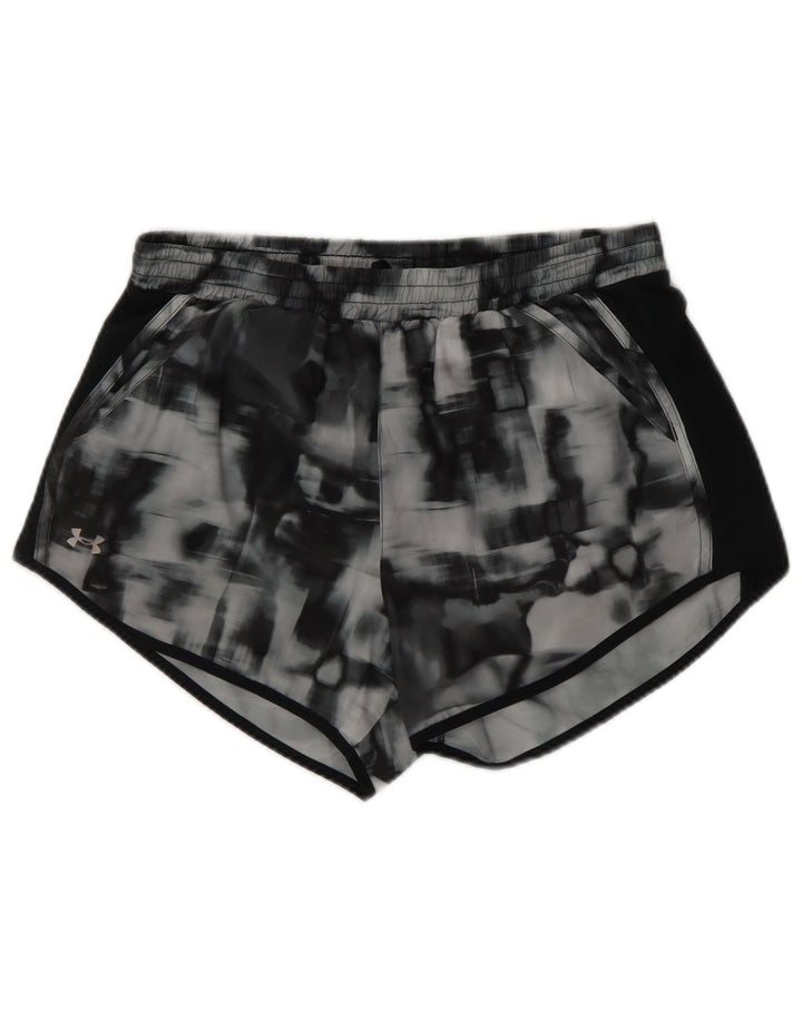 UNDER ARMOUR Sportsshorts til kvinder UK 14 Medium Grey Tie Dye